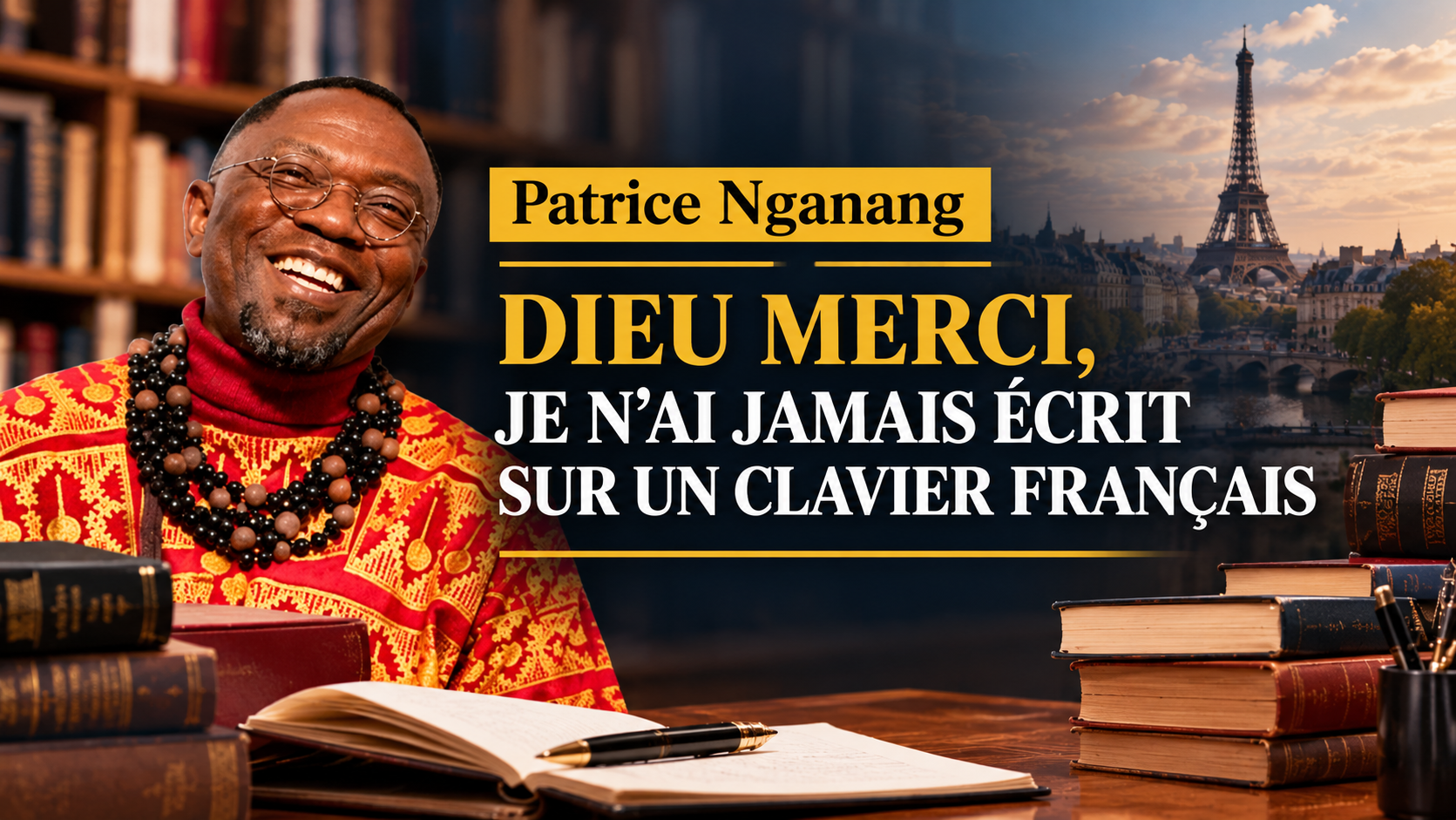 DIEU MERCI, JE N'AI JAMAIS ÉCRIT SUR UN CLAVIER FRANÇAIS